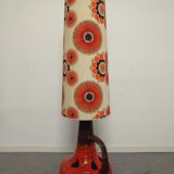 Ceramic floor lamp from the 70s