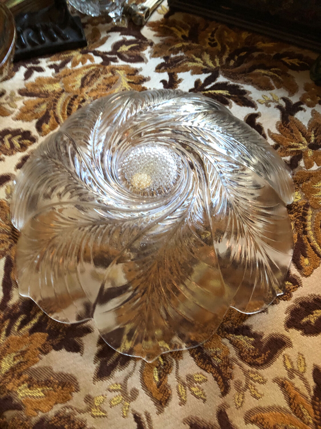 Crystal Salad Bowl