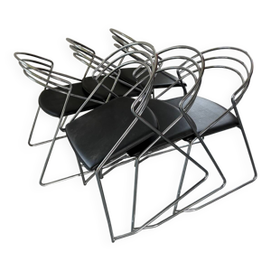 6 chaises années 80 - italien