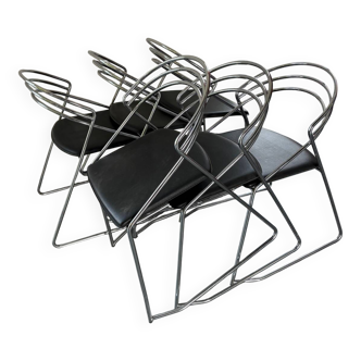 6 Italian design chairs from the 80s