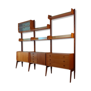 Meuble en teck, 3 modules,