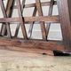 Vintage woven oak magazine rack