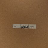 Coffee table with ceramic work by Tue Poulsen for Haslev Møbelsnedkeri, 1960s