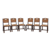 Suite de chaises par victor courtray