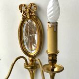 Louis XVI Wall Lamp Mirror Lucien Gau