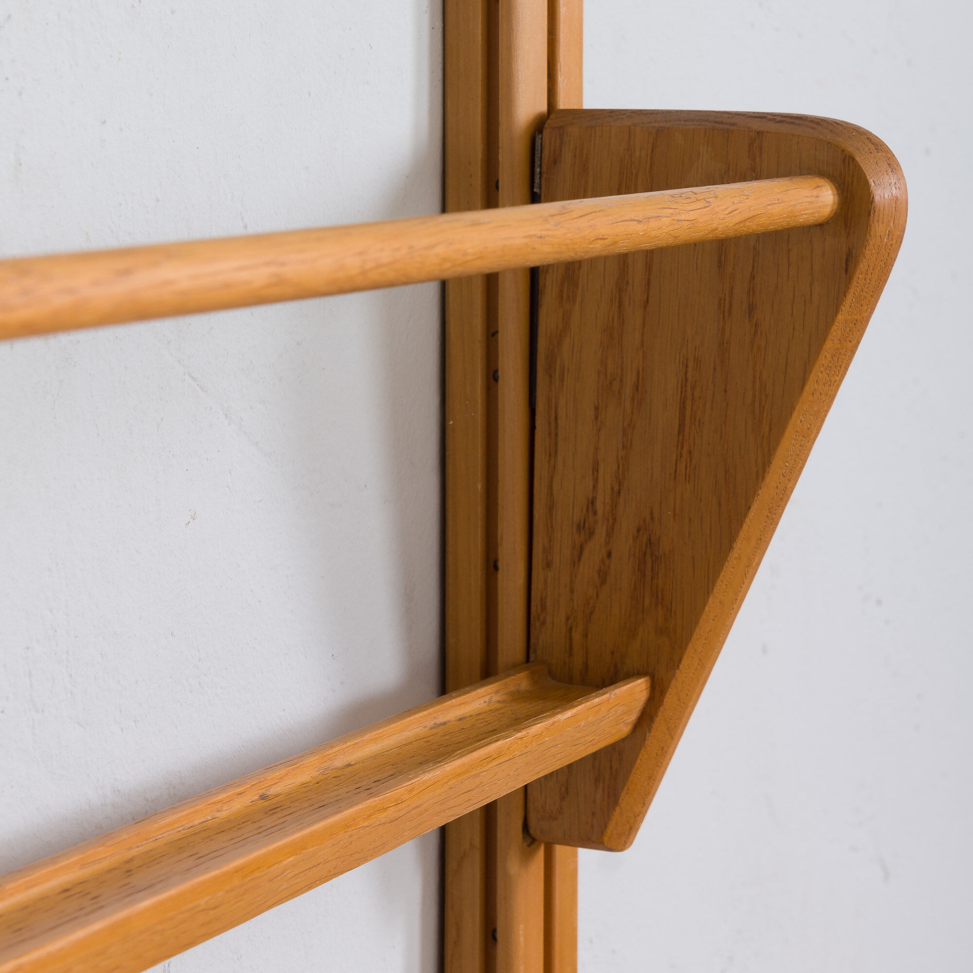 Two-bay oak wall unit by Sven Andersen, Norway 1970