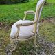 Pair of Louis XV style lacquered armchairs