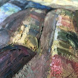 Painting "Remembering a trip to the Far East"