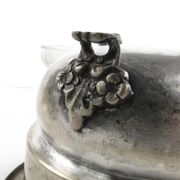 Eclectic caviar server, silver-plated brass, Henneberg Brothers, Poland, 19th century