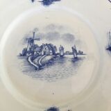 Série de 11 assiettes plates, faïence hollandaise, début XX