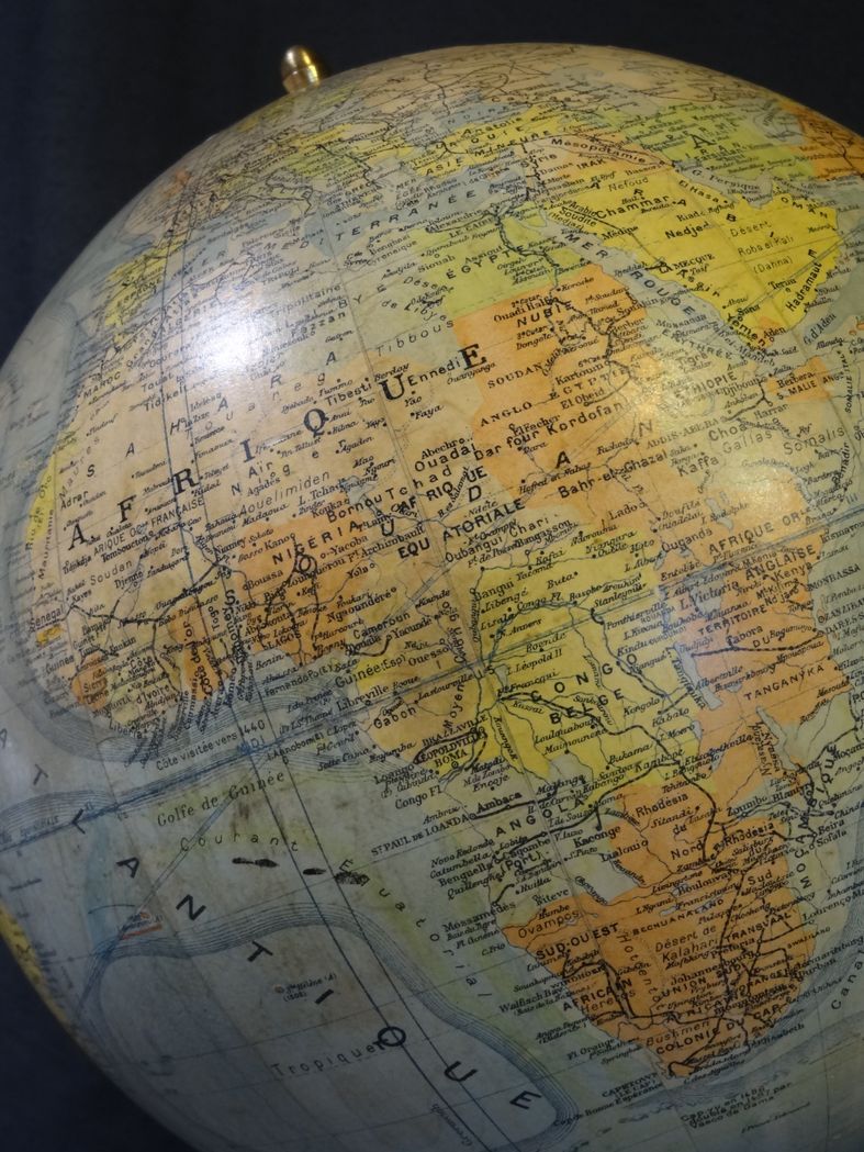 Globe Forest early XXth diameter 37 cm