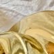Vintage pendant light in gold metal and white opaline
