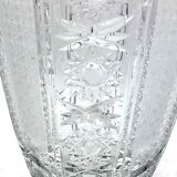 Midcentury Crystal Vase, Poland, 1960s.