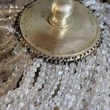 Large ceiling light Demi Montgolfière in bronze with 5 lights - 19th century period