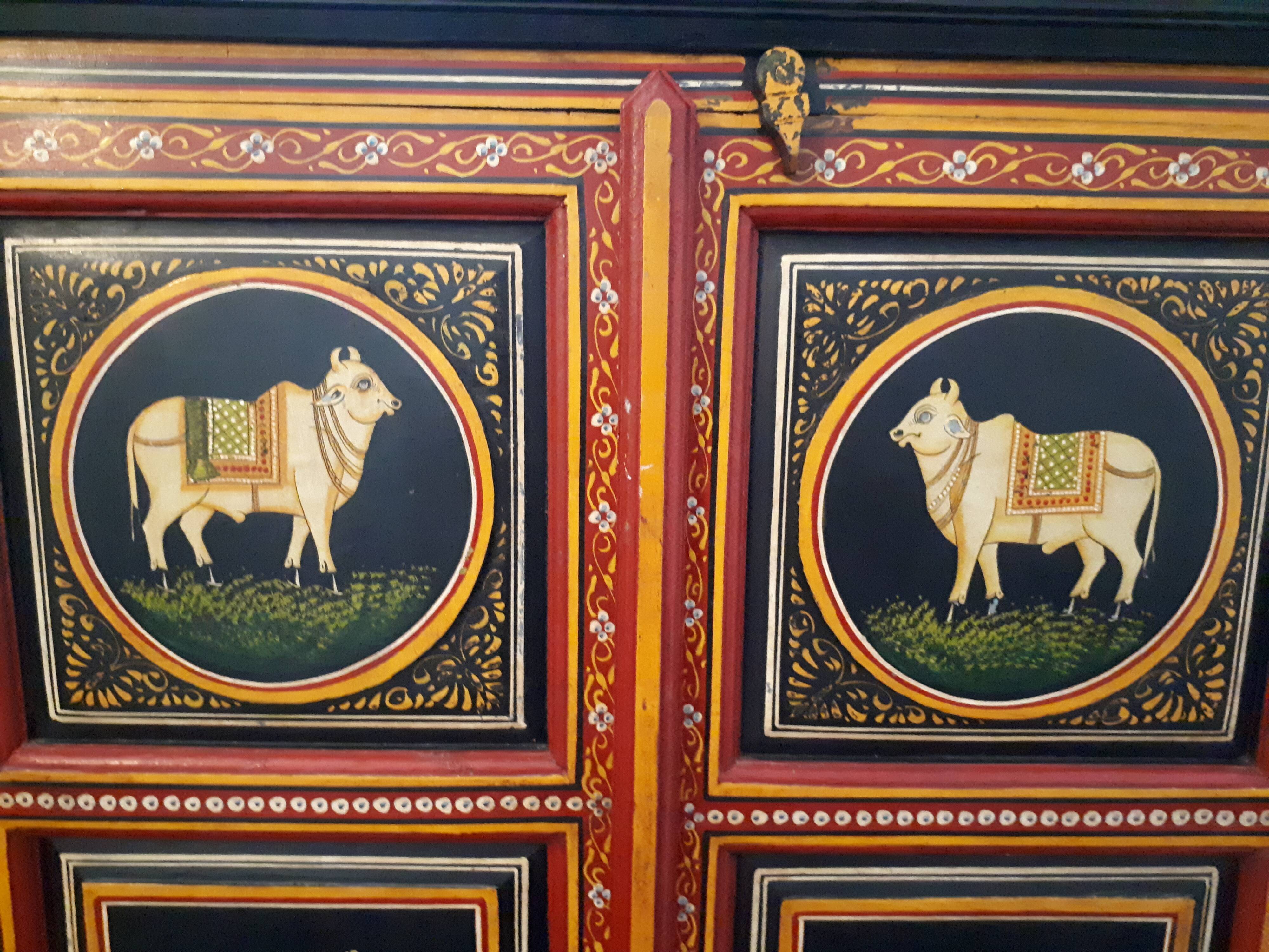 Indian wardrobe - handcrafted, hand-painted