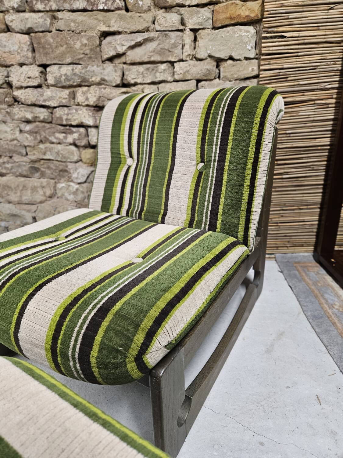 Set of 4 armchairs 1960/1970