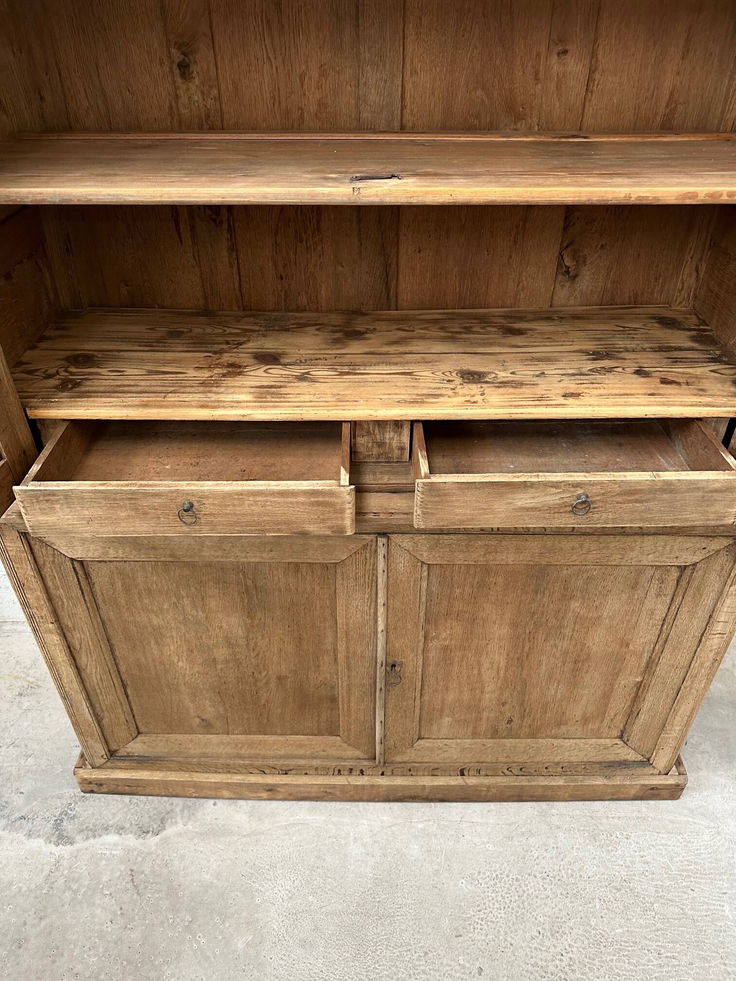 Oak dresser Late 19th century