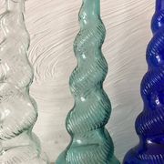 Vintage twisted Italian Empoli bottles