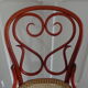 Coubated wooden chair