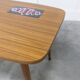Table basse nordique 1960 teck céramique