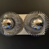 Double "spring" wall light Andréa Lazzari. Vintage.