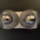 Double "spring" wall light Andréa Lazzari. Vintage.
