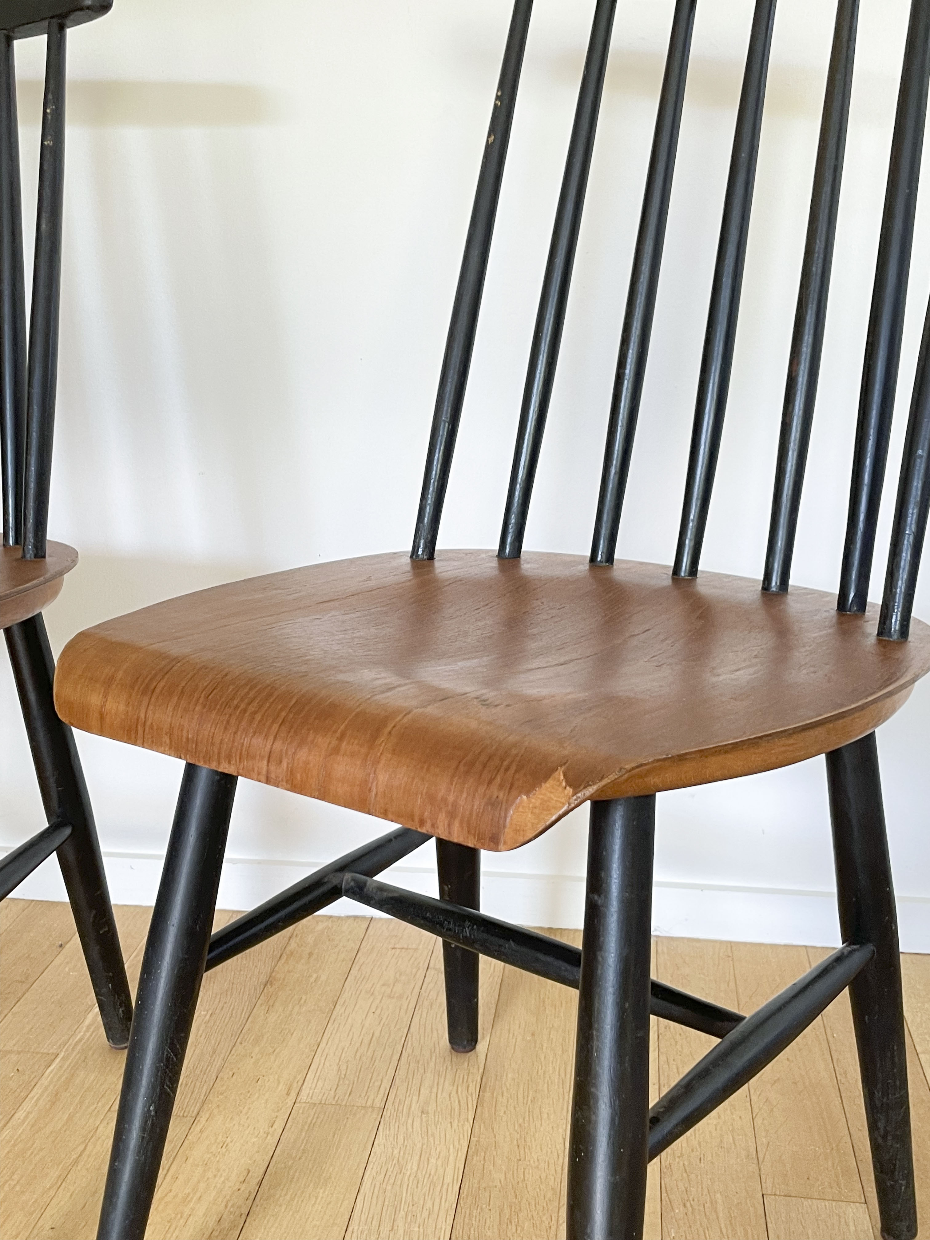 Set of 4 chairs model Fanett by Ilmari Tapiovaara