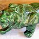 Art Deco lion statue 1930 cracked Saint Clement