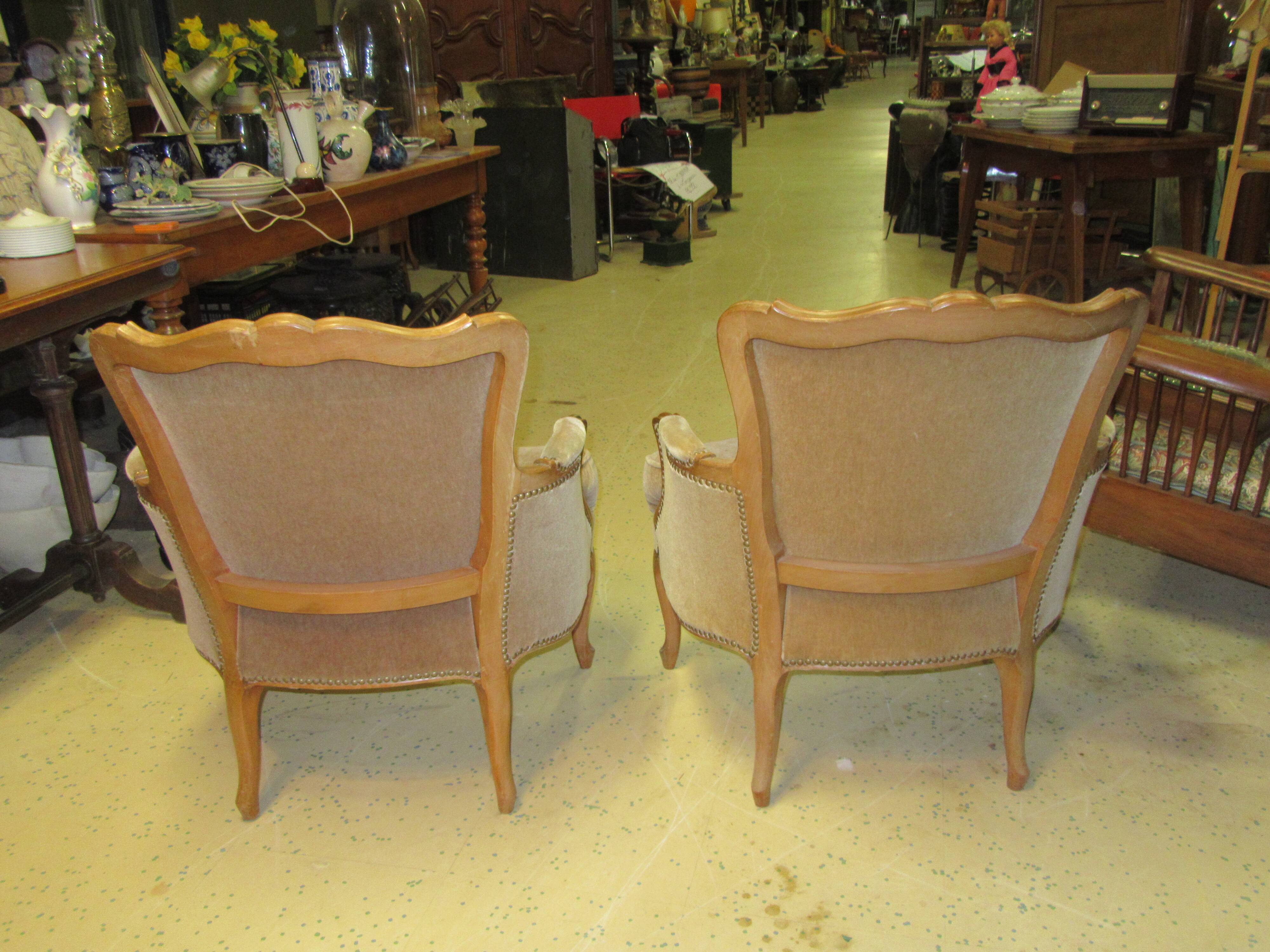 Louis XV style armchairs