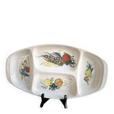 Plat de service Villeroy & Boch Luxembourg - Vintage 70s - 4 compartiments