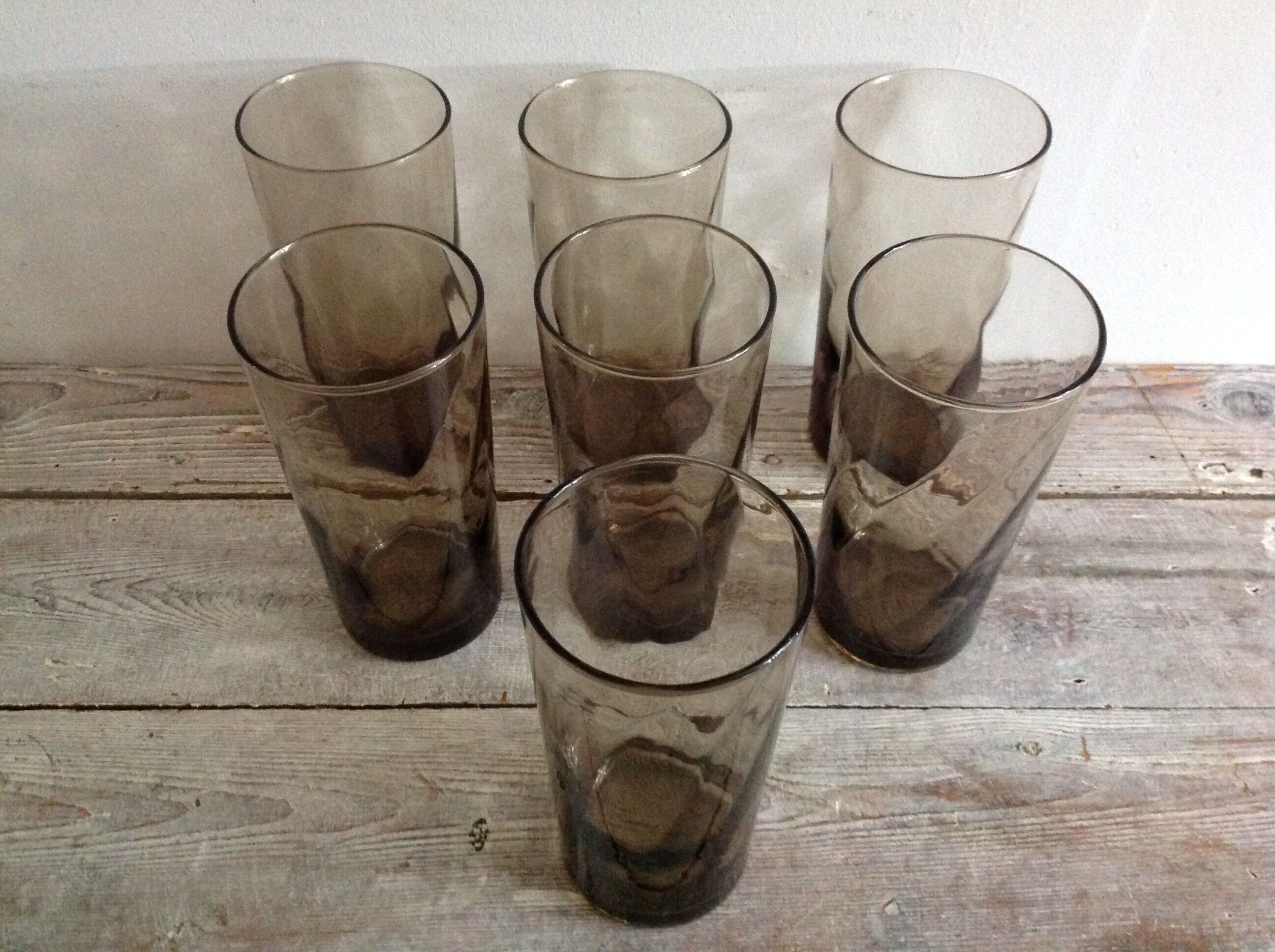 Series of 7 glasses
