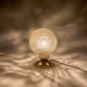 Glass and brass globe lamp Wortmann & Filz 60s