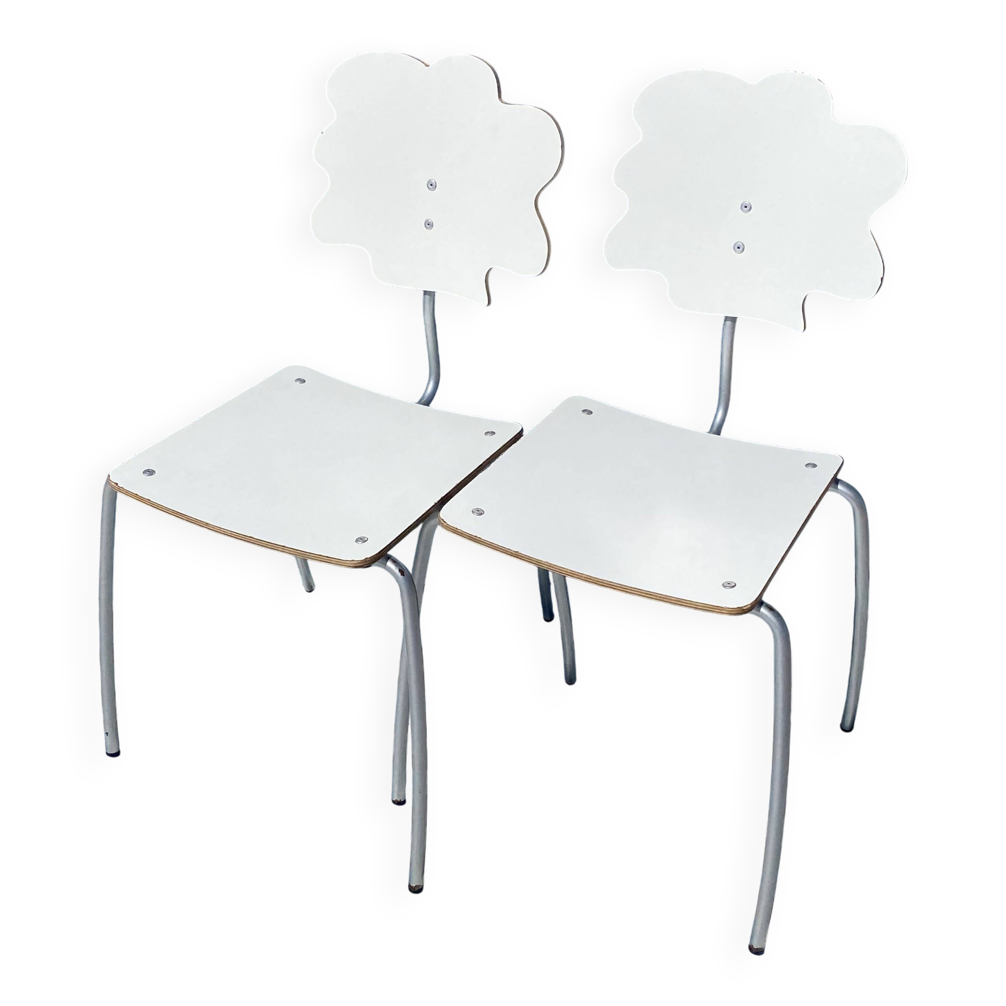 Set of Heart, Cloud, Smiley and Flower chairs by Agatha Ruiz de la Prada