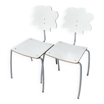 Set of Heart, Cloud, Smiley and Flower chairs by Agatha Ruiz de la Prada