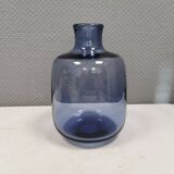 Magnifique et rare vase Safir de Per Lütken pour Holmegaard Danemark 1962.