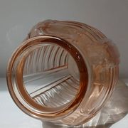 Vase en verre orange