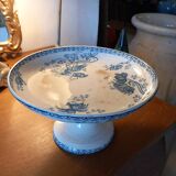 Iron earth compote bowl Sarreguemines