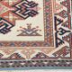 3x10 Navy Blue & Cream Persian Runner Rug, 98x321Cm