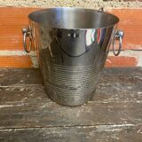 Champagne Ice Bucket Antique RÉMY LETANG Stainless Steel France Vintage #D426