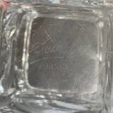 Solid Sèvres crystal vase from the 1950s