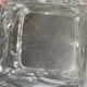 Solid Sèvres crystal vase from the 1950s