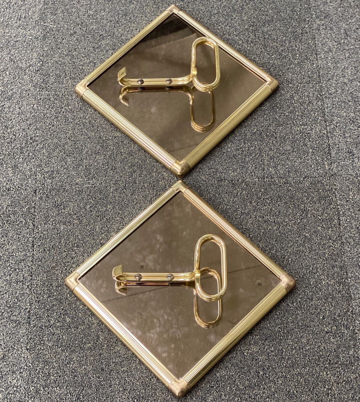 Pair of coat racks by Baller