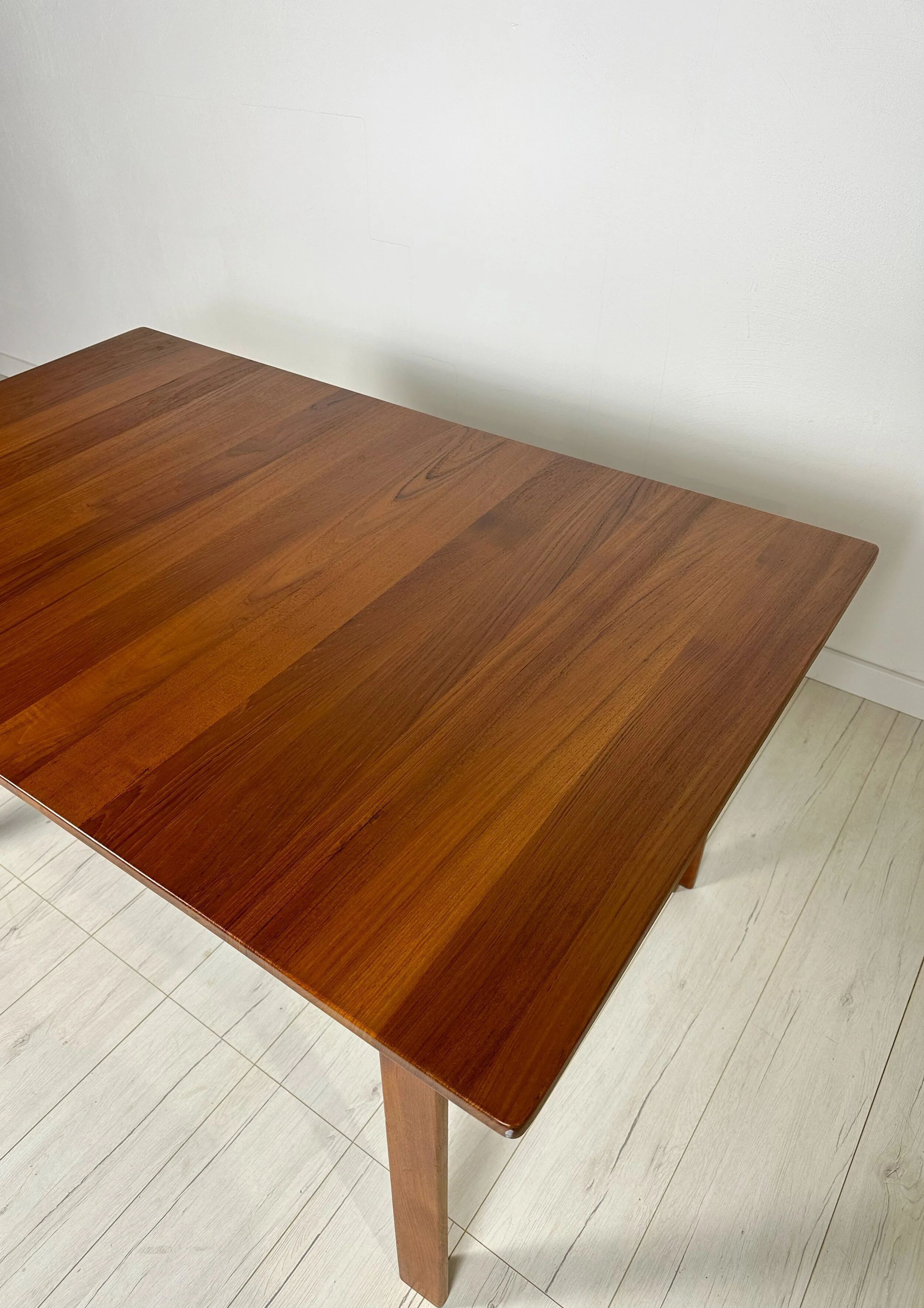 60s vintage Swedish teak extendable dining table by Nils Jonsson for Hugo Troeds
