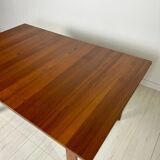 60s vintage Swedish teak extendable dining table by Nils Jonsson for Hugo Troeds
