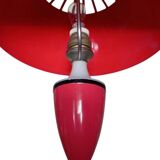 Lámpara de Mesa Vintage Space Age Roja – Diseño Futurista de los Años 60-70