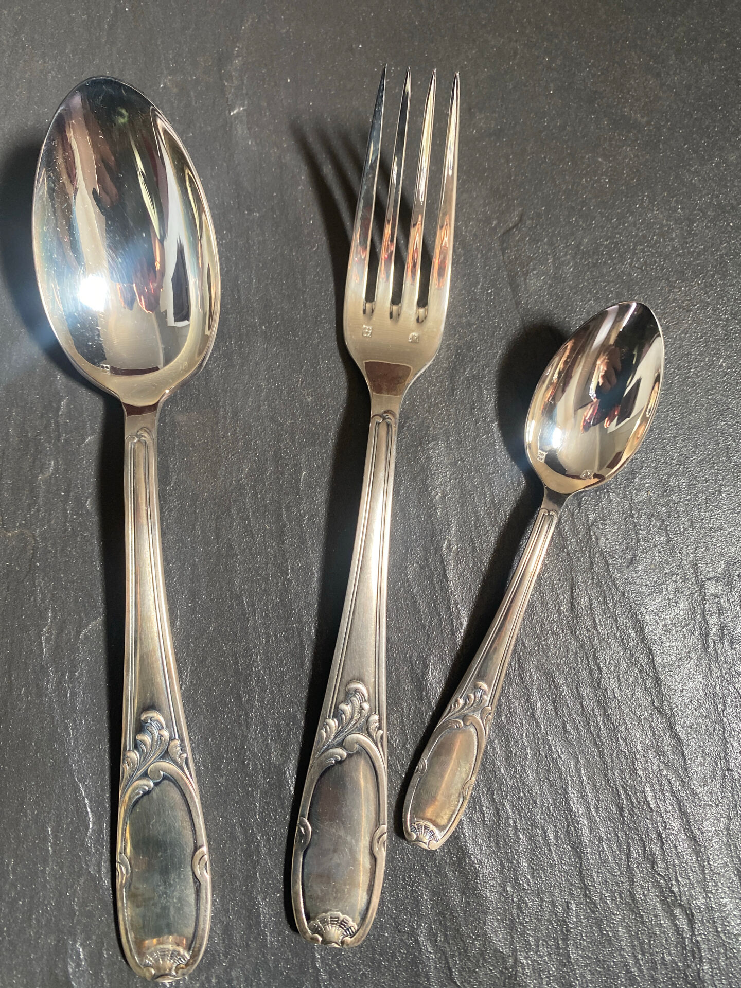 37-piece silver-plated cutlery set - Vintage Liberty silverware