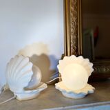Set 2 shell lamps