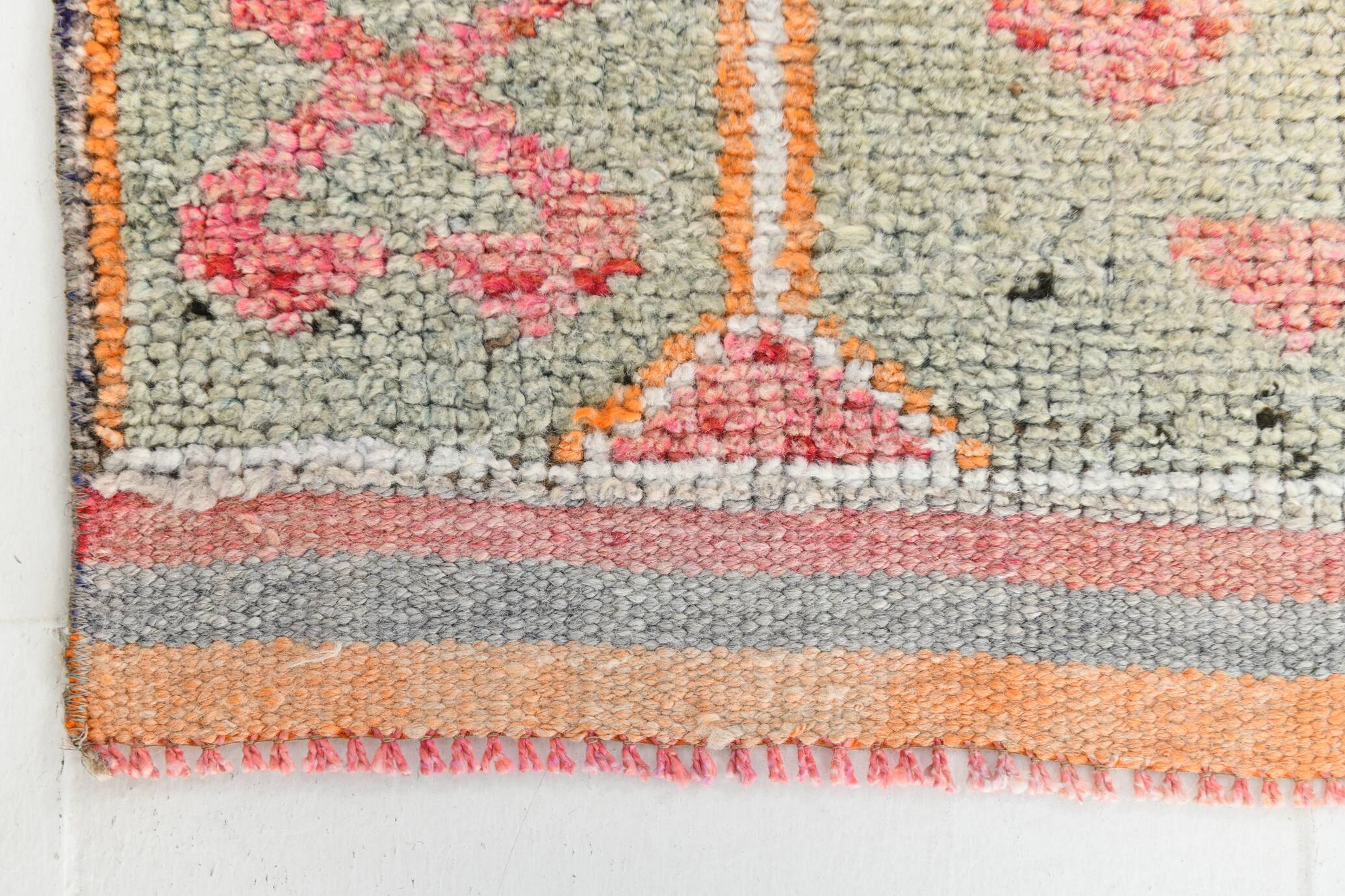 Tapis de couloir vintage turc, 90 x 319 cm
