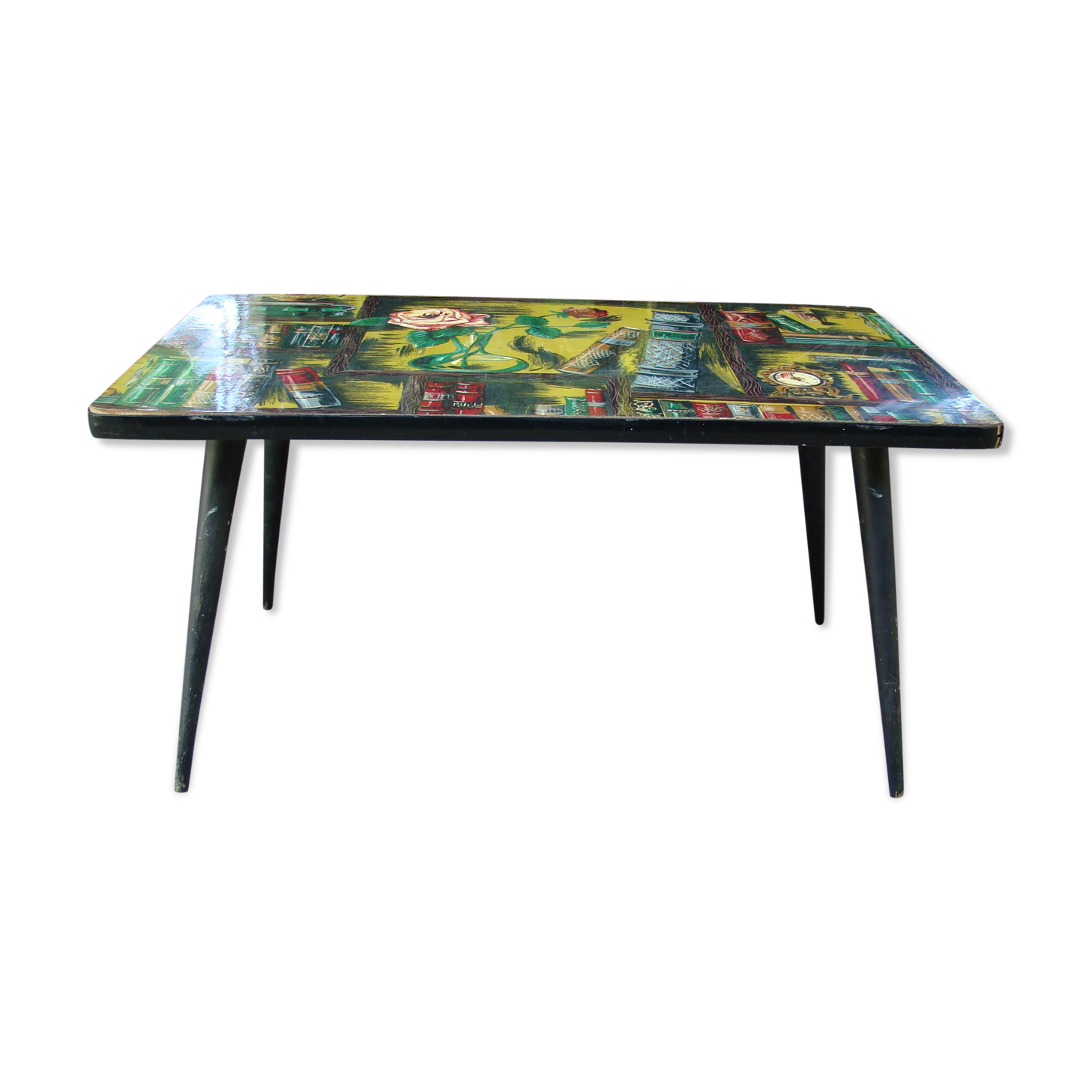 Vintage formica coffee table, 60s