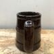 Serie 5 cups mugs miedzygorze ceramic brown vintage